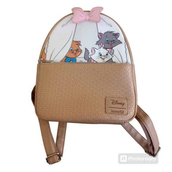 Loungefly Handbags - Loungefly Disney The Aristocats Kittens Basket Mini Backpack Marie Read Descript